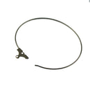 60pcs Hoop Ear Wire for Beads Findings DIY Making Jewelry Findings Crafts