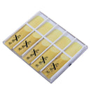 10 Pieces 2.5 Reeds Premium Cane for bE Saxophone Mouthpiece, Yellow