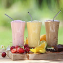 Stainless Straws Reusable Set of 6, 10.5 inch Long stainless steel Straws (
