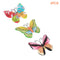3pcs Iron Butterfly Home Decor Sculpture Bedroom Indoor Outdoor Wall Art Office