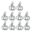 10pcs Handcuff Manacle Charm DIY Handmade Jewelry Making Accessories Sliver