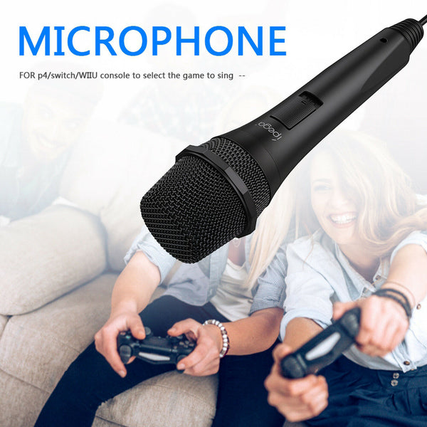 3Meter USB Gamepad Microphone MIC for PS4 Switch Plug & Play Low Noise