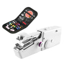 White Portable Mini Sewing Machine Kit Quick