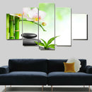 5 Panels Large Canvas Pictures Wall Art Prints Hanging Poster Orchid Stone S