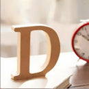 Free Standing DIY Wooden Alphabet Letters Wall Art Decor Plaque Kids Learning