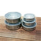 5PC Stainless Steel Round Sealed Crisper Fresh Bowls Food Beans Storage Bowl Box