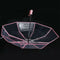 Transparent Umbrella Automatic Umbrella Rain Women Men Sun Rain Auto Umbrel B2Z1