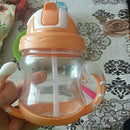 320ml Baby Bottle Kids Cup Silicone Children Training Cups Cute Baby Drinki N3D2