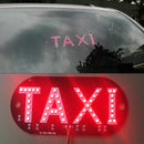 Car 12V 45 LED Cab Taxi Roof Sign Red Light Windshield Windscreen Lamp 1.5M Cord