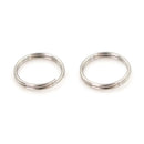 2Pcs Round Metal Chrome Finish Split Ring Camera Strap Rings Hook F9