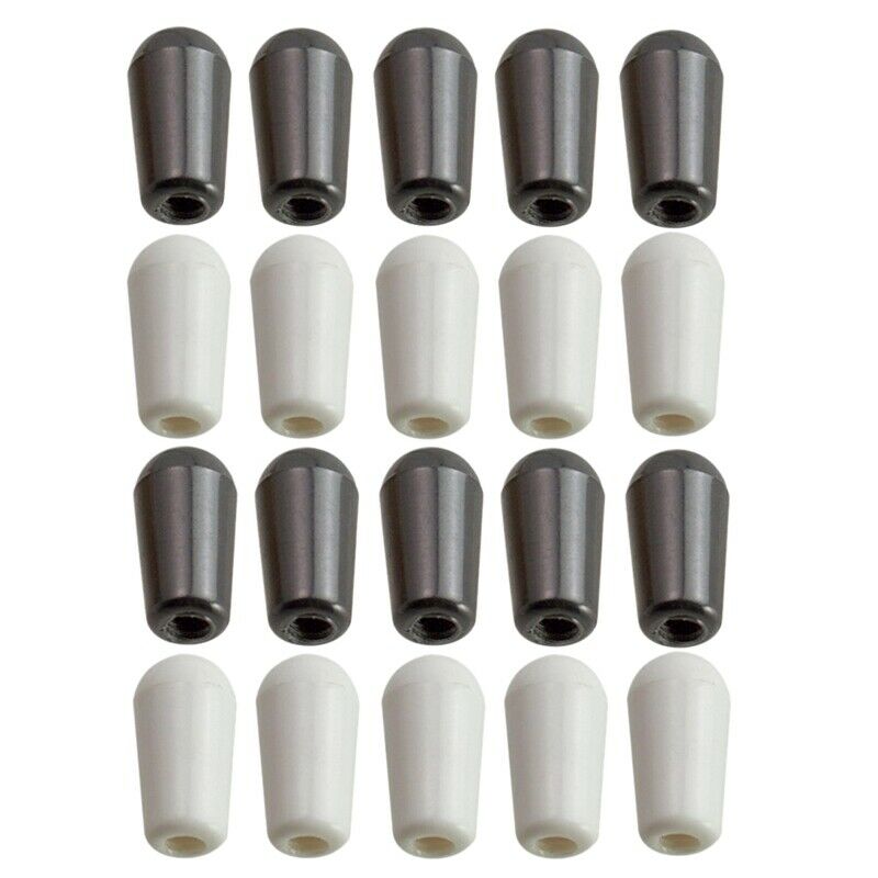 Pack Of 20 Guitar 3 Way Toggle Switch Cap Tips Buttons For Les Paul/Epiphon