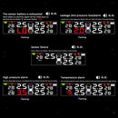 Solar Car Tire Pressure Monitoring System Gauge