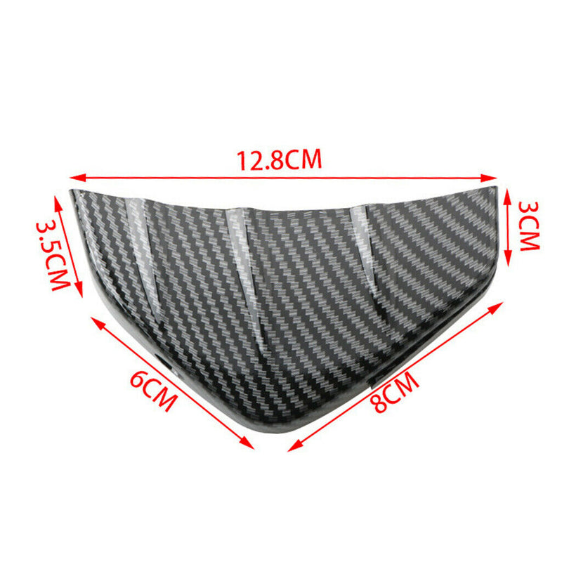 4x Black Universal Car Rear Lower Bumper Diffuser Fin Spoiler Lip Wing Splitter