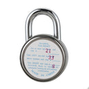 Master Coded Lock 50mm With Round Fixed Dial Combination Padlock Defender