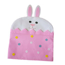 2Pcs Decorative Chair Back Cover Slipcovers 20x27inch for Easter Banquet