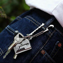 Outdoor Keychain Shark EDC Break Window Multifunction Tungsten Steel Head S