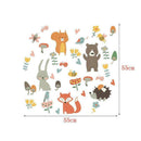 Cute Jungle Animal Zoo Wall Stickers Nursery Girls Childrens Bedroom Art Decals
