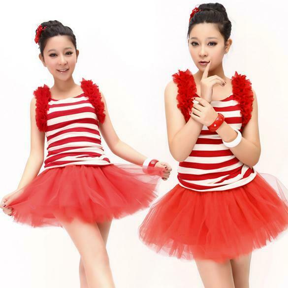 Girl Tutu 3 Layer Gauze Skirt Bouffant Elastic Waistband for Halloween Prom