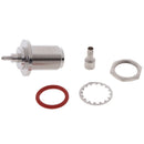 RG316 N Female Jack Bulkhead Nut O-Ring Type RF Coaxial Adapter Connector FT