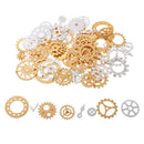 100g Alloy Gear Pendants Charms for DIY Necklace Bracelet Earrings Jewelry