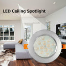 12 LED Ceiling Recessed Spotlight 12W Aluminum Living Bedroom Lighting Lamp