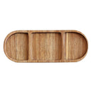Food Display Plate Multi Sectional Compartment Food Snack Serving Tray