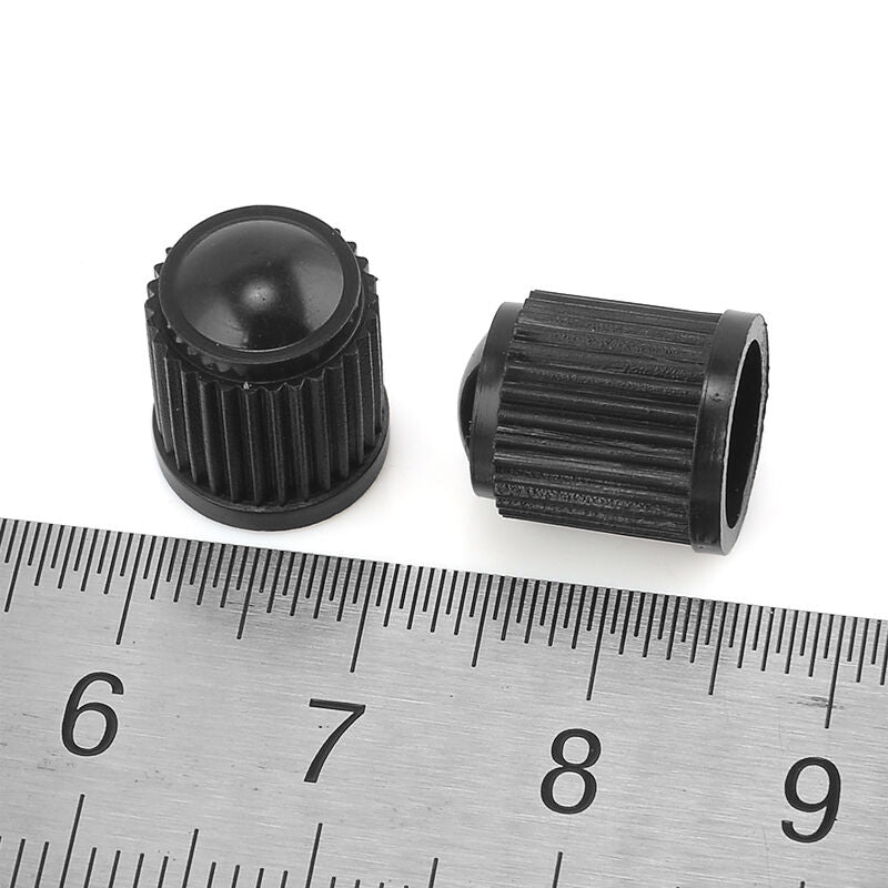 100PCS Black Plastic Auto Car Bike Motorcycle Truck wheel Tire Valve Stem Caps