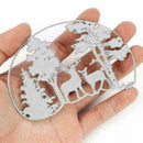 Christmas Tree Deer Metal Cutting Die Scrapbooking Embossing Crafts Stencil L3U2