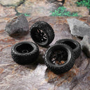 4pcs Rubber Tire On Road RC Racing Car Wheel for 1/10 Hsp Redcat RC Crawler