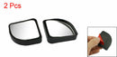 2 Pcs Adjustable Side Rear View Auxiliary Blind Spot Mirror Black for Car E3R2