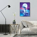 Dolphin Jump Cross Stitch 5D DIY Diamond Painting Full Drill Embroidery Kit