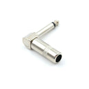 4x 90 Degree Right Angle 6.35mm 1/4"" Male Mono Phone Welded Jack PlugTe