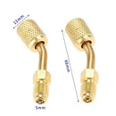 R410A Adapter 5/16 Inch Sae Female Quick Couplers To 1/4 Inch Sae Male Flar