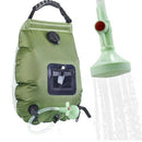 20L Solar Shower Bag Hiking 5Gallons Bathing Water Heater Pack on-Off Switch