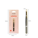 Kinepin 1Pc Eyebrow Tweezer Pro Stainless Steel Slant Tip Eyes Tweezer Clip O7I2
