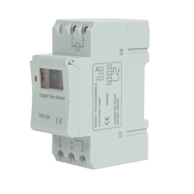 Electronic Weekly Programmable Digital Switch Relay Timer Controller(12V)