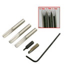 5 In 1 DIY Wood Leathercraft Adjustable Stitching Groover Crease Leather Tools