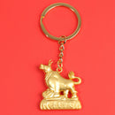 2021 Chinese Ox Year Lucky Pendant Creative Fortune Keychain Propitious Gift_kz