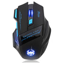 Adjustable 2400DPI Optical Wireless Gaming Game Mouse For Laptop PC Tide
