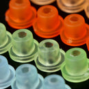 100Pcs/Bag Colorful Rubber Grommets Tattoo Machine Needles Pad Nipple Gromm ME
