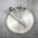 Reusable Stainless Steel Coffee Tea Straw Set with Cleaning Brush Spoon