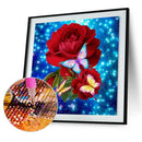 5D DIY Red Rose Diamond Painting Embroidery Craft Cross Stitch Home Decor