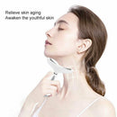 3 LED Photon Heating Facial Neck Massager Double Chin Wrinkles RemovalB Nw