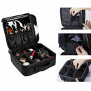 Portable Mini Travel Make Up Cosmetic Bag Case Large Capacity Double Layer  R6T1