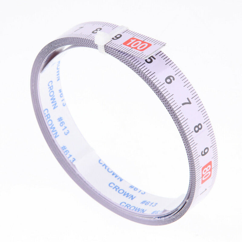 3 Pieces Self Adhesive Miter Saw Track Tape Measure for Workbenches, Saw Tables,