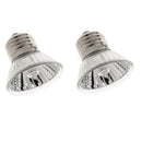 2pc 50W E27 UVA+UVB Light Bulb Reptile Pet Terrarium Brooder Heater Lamp