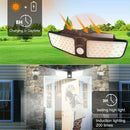 100 LEDSolar Powered  PIR & Light Sensor Outdoor Wall Garden Light Lamp
