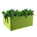 2PCS FABRIC GARDEN GROW BAGS RAISED BED VEGETABLES PLANT CONTAINER PINK & GREEN