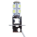2PCS Car H3 Socket 9 White 5050-SMD LED Foglight Fog Light Lamp DC 12V