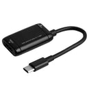USB-C Type C to HDMI Adapter USB 3.1 Cable For Android Phone Tablet Black ME